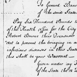 Document, 1796 October 12