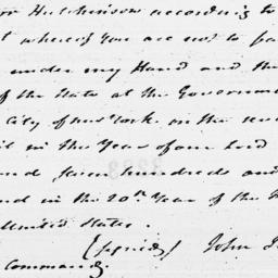 [Document, 1796 April 07]
