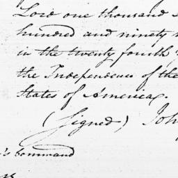 [Document, 1799 December 10]