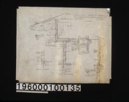 1 1/2" scale details -- section thro' gable vents\, section A-A of verge board\, typical wall sections\, section of beam showing bracket at ends\, section thro' dining room wing showing plates built up to equalize shrinkage\, sections of sleeping porch construction : sheet no. 7\,