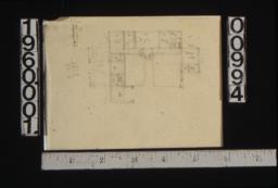 Sketch of first floor plan