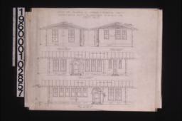 Exterior elevations of office -- north\, south\, west\, east : Sheet no. 2.