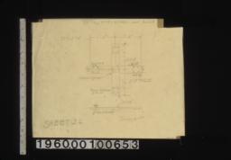 Detail for electric light block - plan and section : Sheet 26\,