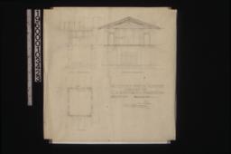 Sleeping porch addition -- east elevation\, south elevation\, plan : Sheet no. 2.