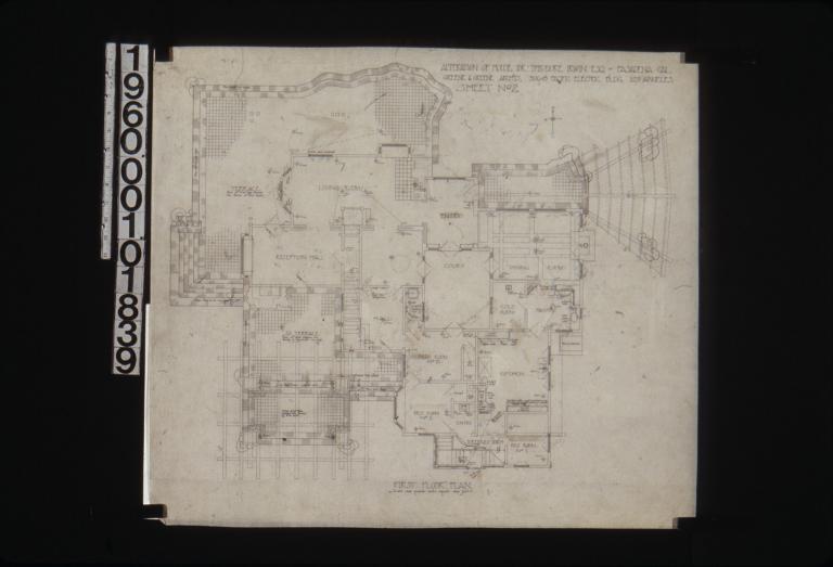 First floor plan : Sheet no. 2. (3)