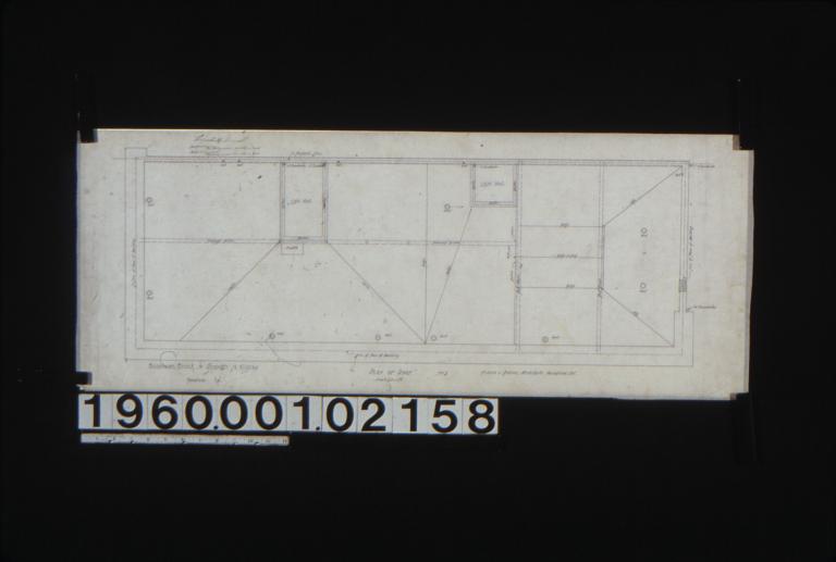 Plan of roof : No. 5.