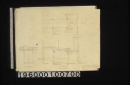 Roof over runway -- plan\, section A-A\, west elevation : Sheet no. 3.
