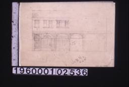 Sketch of front elevation