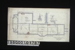 Foundation plan; section A-B; section C-D; detail ... showing brick footings for 8" and 12" brick piers : 1.