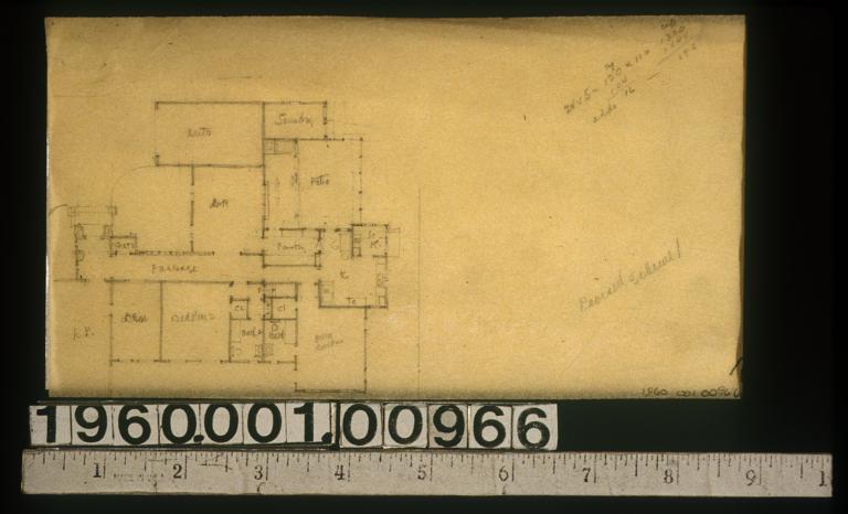 Revised scheme 1 -- first floor plan