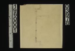 Sketch of plan of windows