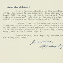Letter: 1947 March 17