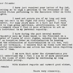 Telegram: 1962 May 11