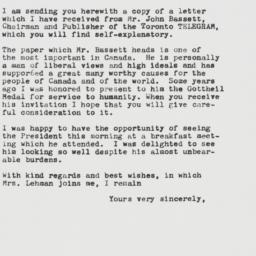Letter: 1962 October 12
