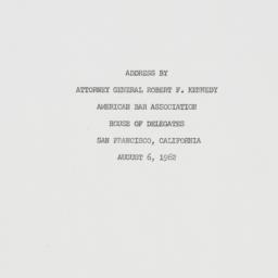 Letter: 1962 August 6