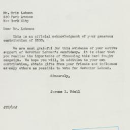 Letter: 1949 October 21