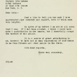 Letter: 1946 November 11
