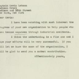 Letter: 1947 May 3