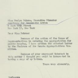 Letter: 1951 June 1