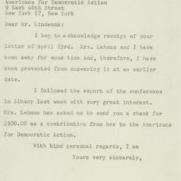 Letter: 1947 May 22