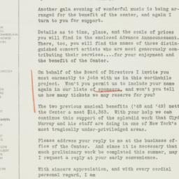 Letter: 1950 July 15