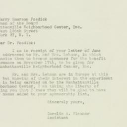 Letter: 1949 June 21