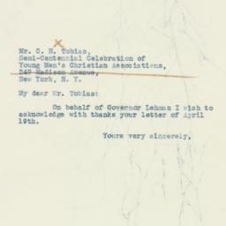 Letter: 1938 April 25