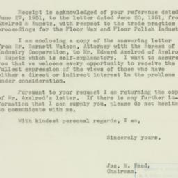 Letter: 1951 July 3