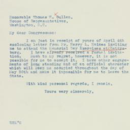 Letter: 1937 April 7