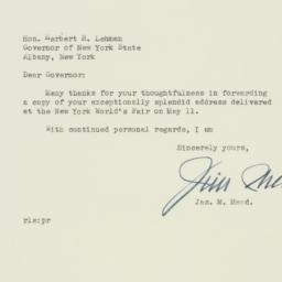 Letter: 1940 May 13