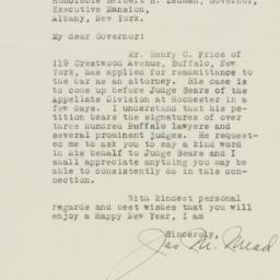 Letter: 1933 January 12
