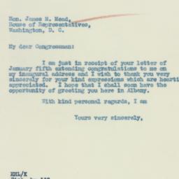 Letter: 1933 January 9