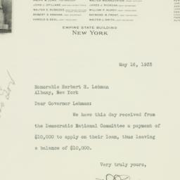 Letter: 1933 May 16