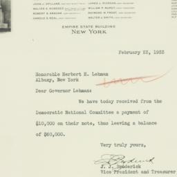 Letter: 1933 February 23