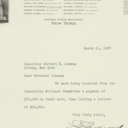 Letter: 1933 March 21
