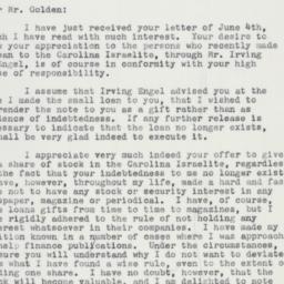 Letter: 1959 June 11
