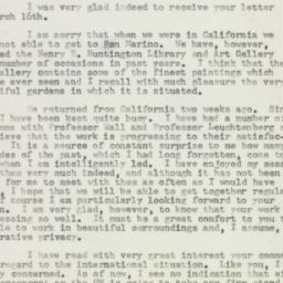 Letter: 1957 March 25