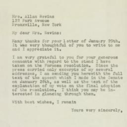 Letter: 1955 February 2