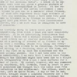 Letter: 1960 February 1