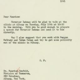 Letter: 1941 July 3