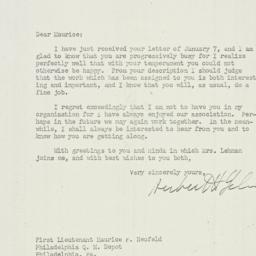 Letter: 1943 January 8
