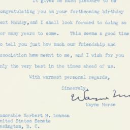Letter: 1955 March 25