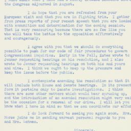 Letter: 1953 December 28