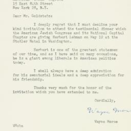 Letter: 1955 April 27