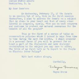 Letter: 1953 February 9