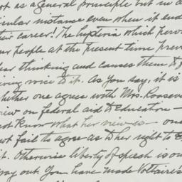 Letter: 1949 July 26