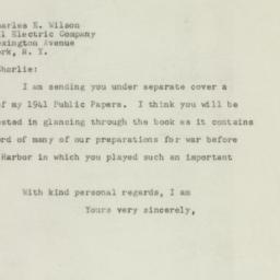 Letter: 1947 September 3