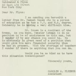 Letter: 1950 February 24