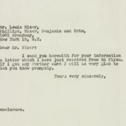 Letter: 1947 October 25