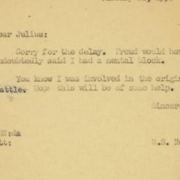 Letter: 1956 January 26